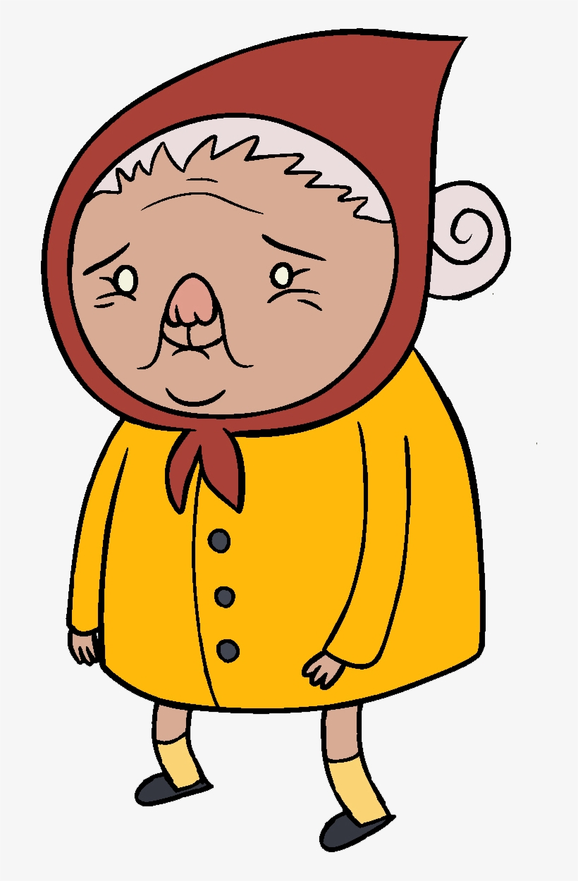 Old Lady With Yellow Dress - Old Lady Png, transparent png download