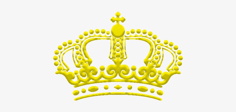No Frame - Royal Crown Black And White, transparent png download