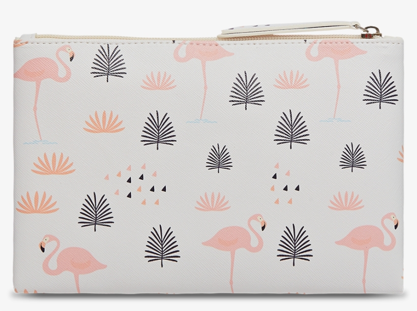 Pink Flamingo Small Zip Pouch, transparent png download