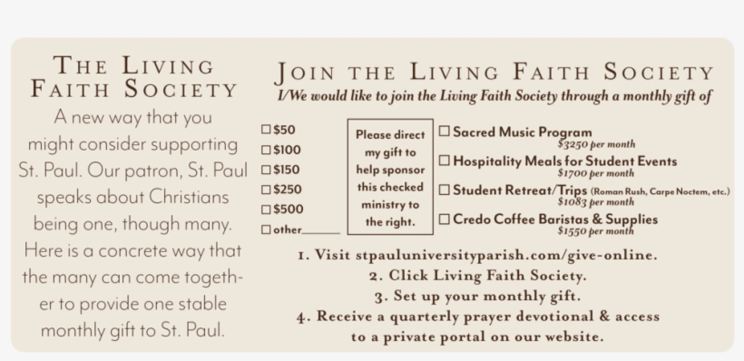 Living Faith - Portable Network Graphics, transparent png download