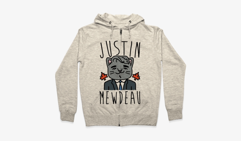 Justin Mewdeau Zip Hoodie - Dog Ghost Hoodie: Funny Hoodie From Lookhuman. Funny, transparent png download