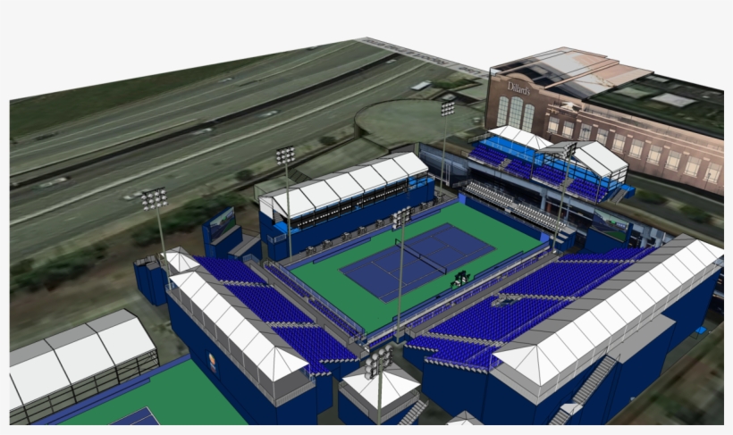 Bb&t Atlanta Open To Feature Strong Field, Redesigned - Atp Atlanta Stadium, transparent png download