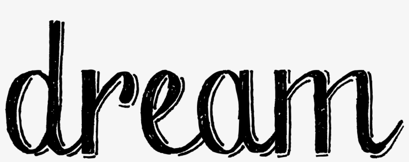 Dream - Calligraphy, transparent png download