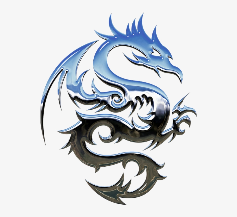 Fantasy Dragon Png Pic - Dragon Triabal Design Throw Blanket, transparent png download