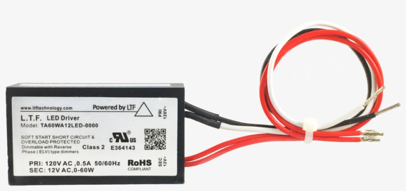 Transformer - Emeryallen Ea-60w-eps-led 12v Ac Class 2 Electronic, transparent png download