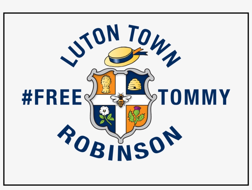 Customcat Men's Premium Tee-shirts Tommy Robinson From - Luton Town Football Club, transparent png download