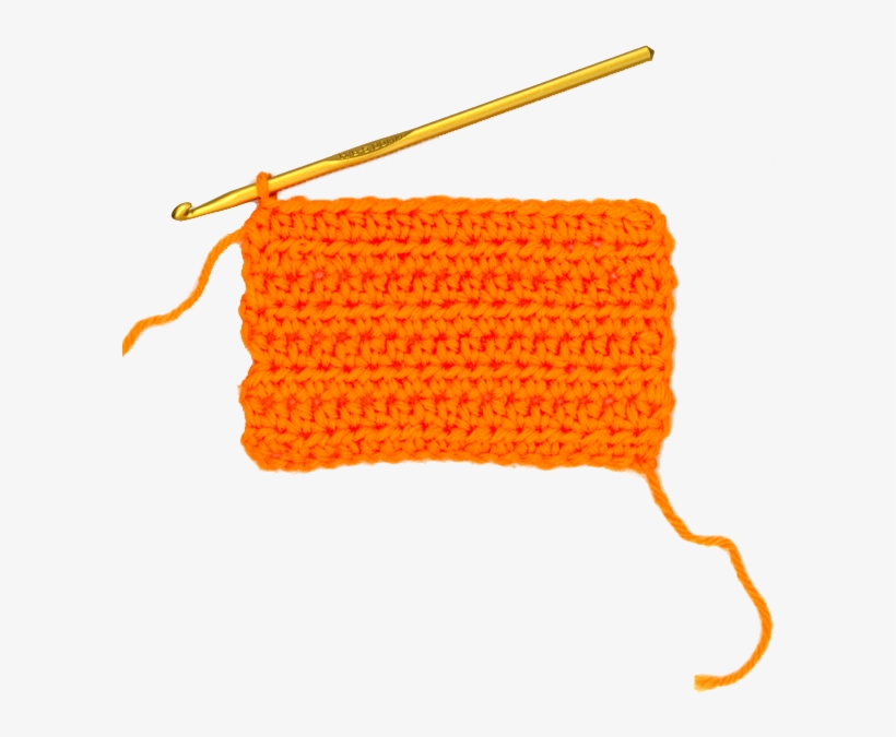 Half Double Crochet Stitch - Crochet Png, transparent png download