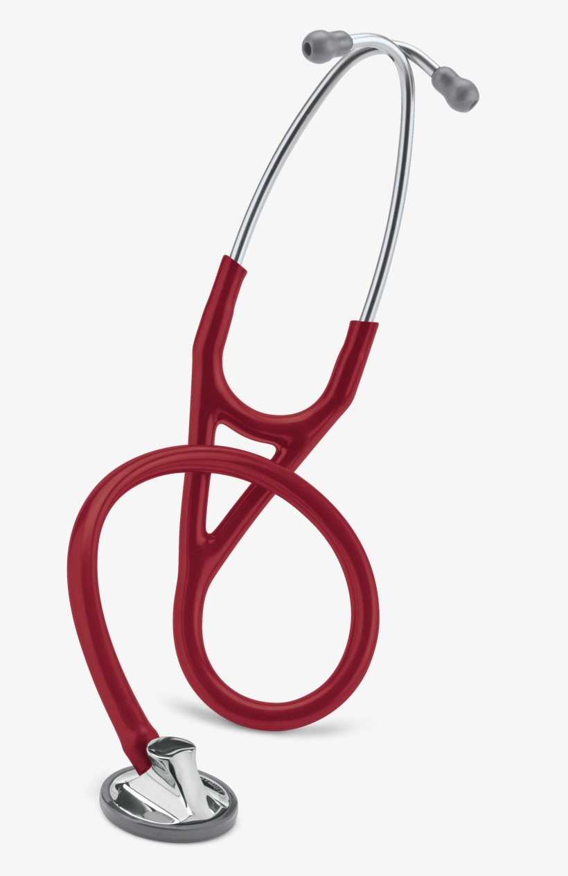 Littmann Master Cardiology Stethoscope, Burgundy, 2163 - Master Cardiology Stethoscope, transparent png download