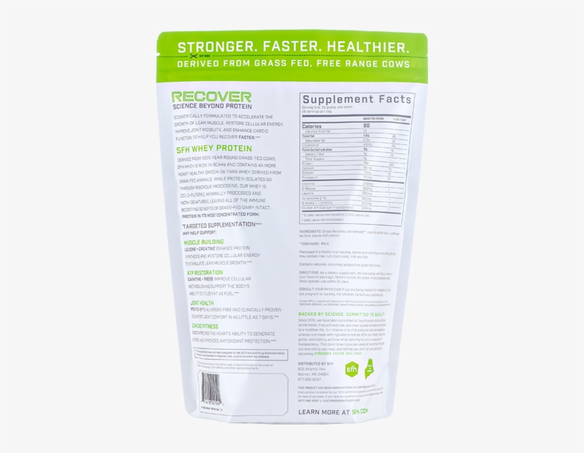 Vanilla - Recovery Protein Sfh, transparent png download