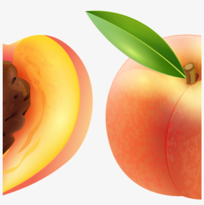 Peach Clipart Large Peach Clipart Image 41704 Free - Clip Art, transparent png download