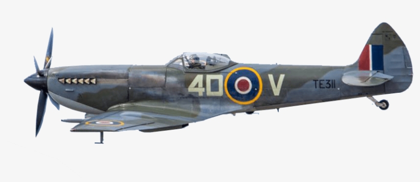Spitfire Plane Without Background, transparent png download
