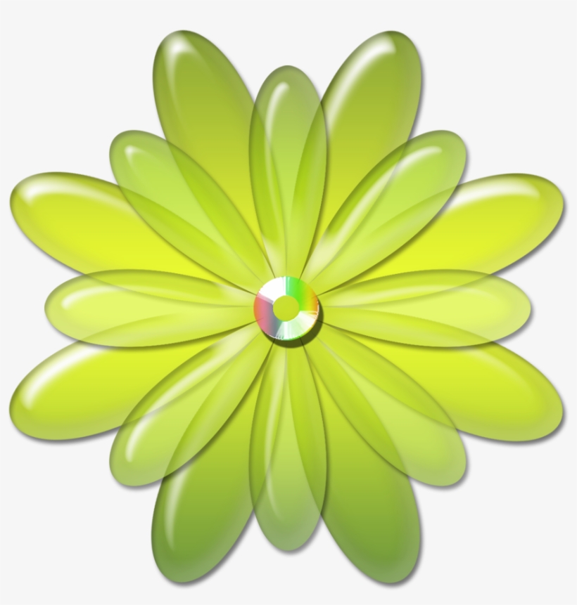 Flores Verdes Vintage Png, transparent png download