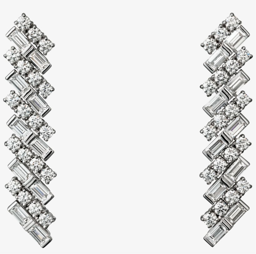 Reflection De Cartier Earringswhite Gold, Diamonds - Meghan Markle Cartier Earrings, transparent png download