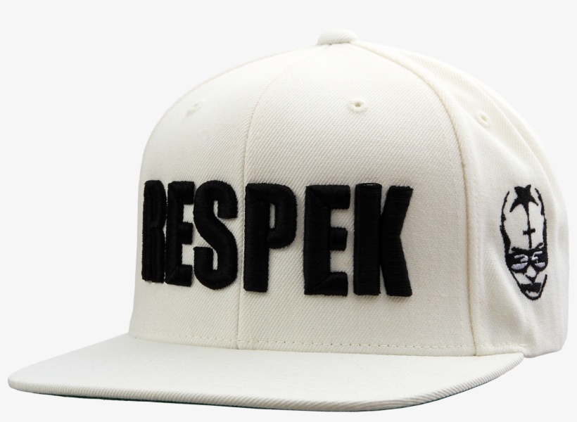 Respek White Snapback, transparent png download