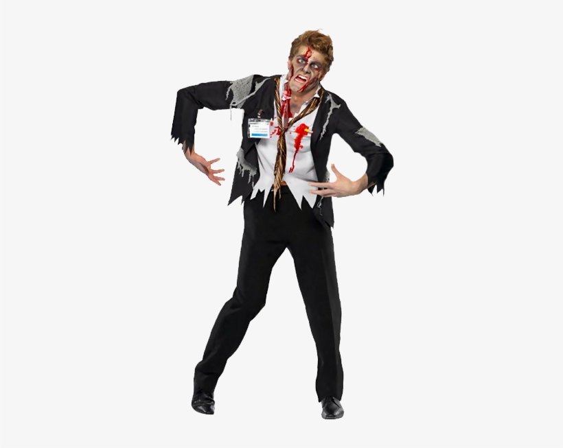Halloween Costume High Quality Png - Worked To Death Men's Zombie Costume, transparent png download
