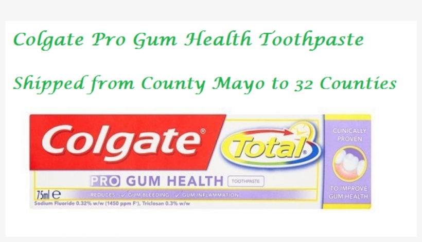 Colgate Total Pro Gum Health Toothpaste 75ml - Colgate Total Original Care, transparent png download