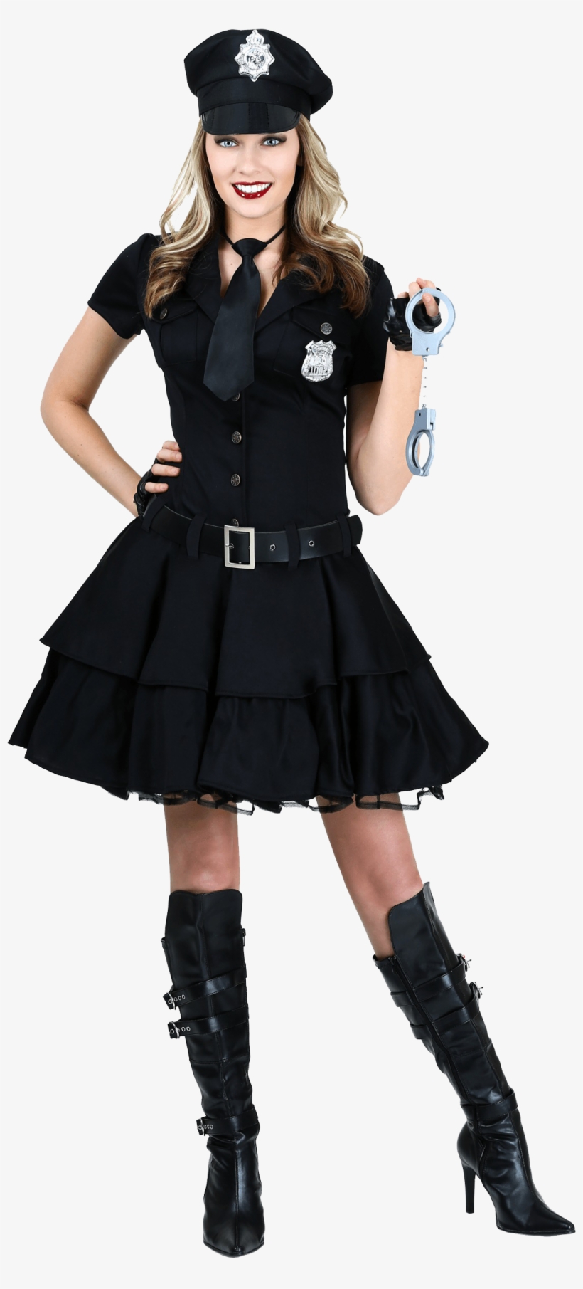 Halloween Costume Download Png - Plus Size Playful Police Costume, transparent png download