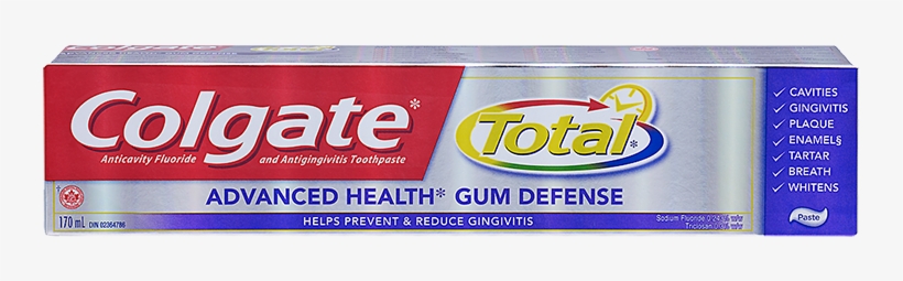 Colgate Total* Advanced Health* Gum Defense Toothpaste - Colgate Total Advanced Health Whitening, transparent png download