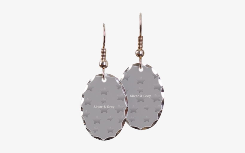 Cool Grey Star Earring - Ornamental Grasses Pink Earring, transparent png download