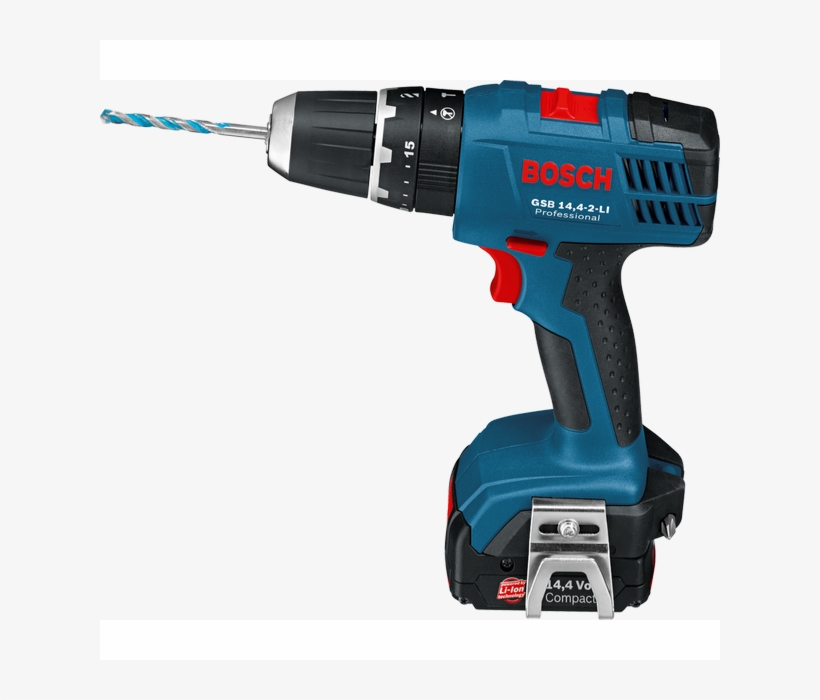 Bosch Bosch Cordless Impact Drill Gsb 14,4 2 Li Professional - Bosch Gsb 14 4 2 Li, transparent png download