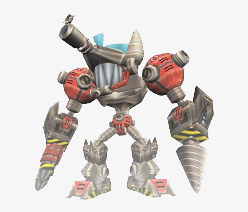Mecha Bendicoot With Drill - Crash Bandicoot Mecha Bandicoot, transparent png download