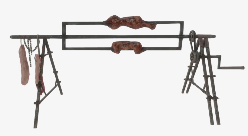 Fo4 Spit Cooking Station - Wiki, transparent png download