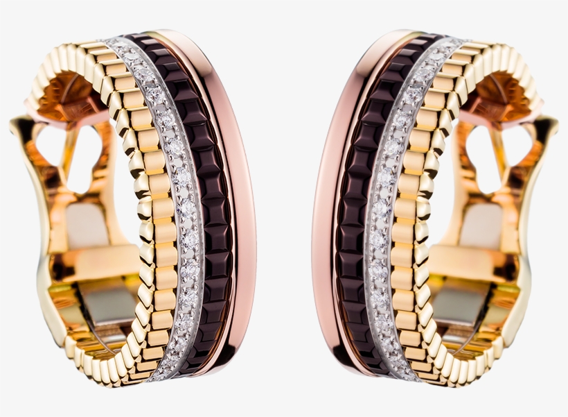 Boucheron Diamond Quatre Earrings, transparent png download