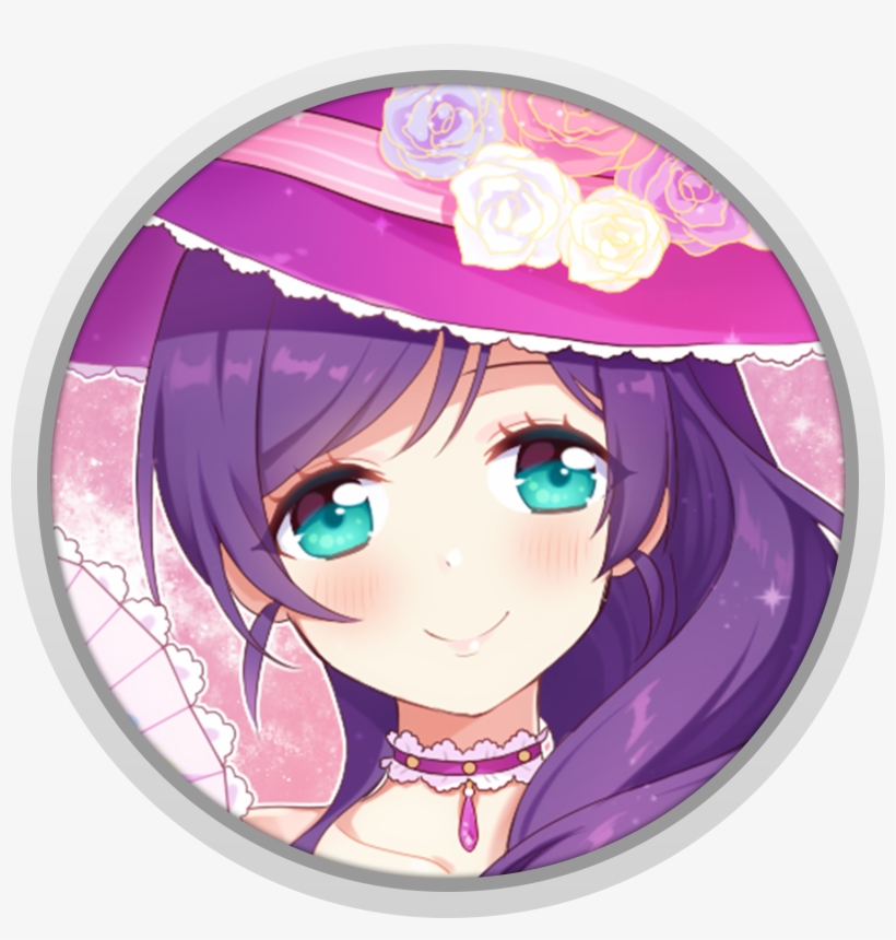 Toujou Nozomi - Patchouli Knowledge Icon, transparent png download
