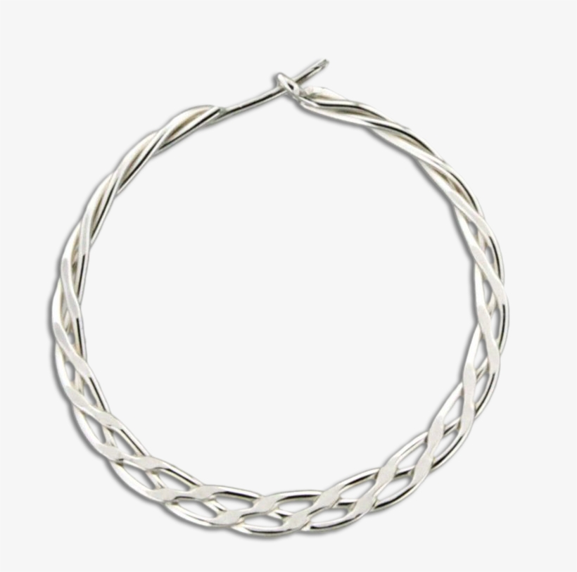 Braided Hoop Earrings - Bracelet, transparent png download