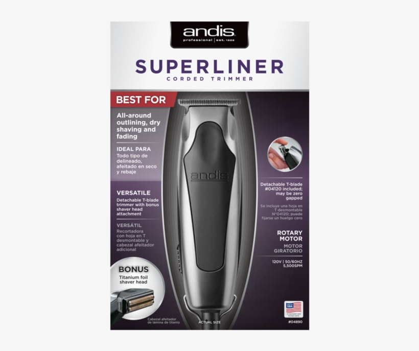 andis superliner corded trimmer