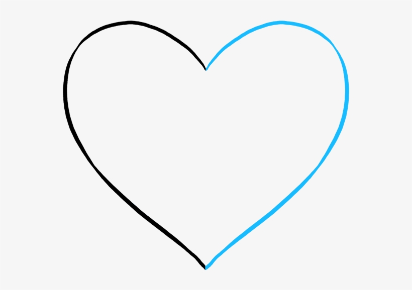How To Draw Broken Heart - Heart, transparent png download