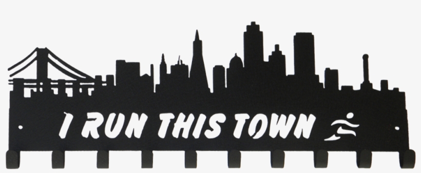 San Francisco Skyline "i Run This Town" - San Francisco Skyline Png, transparent png download