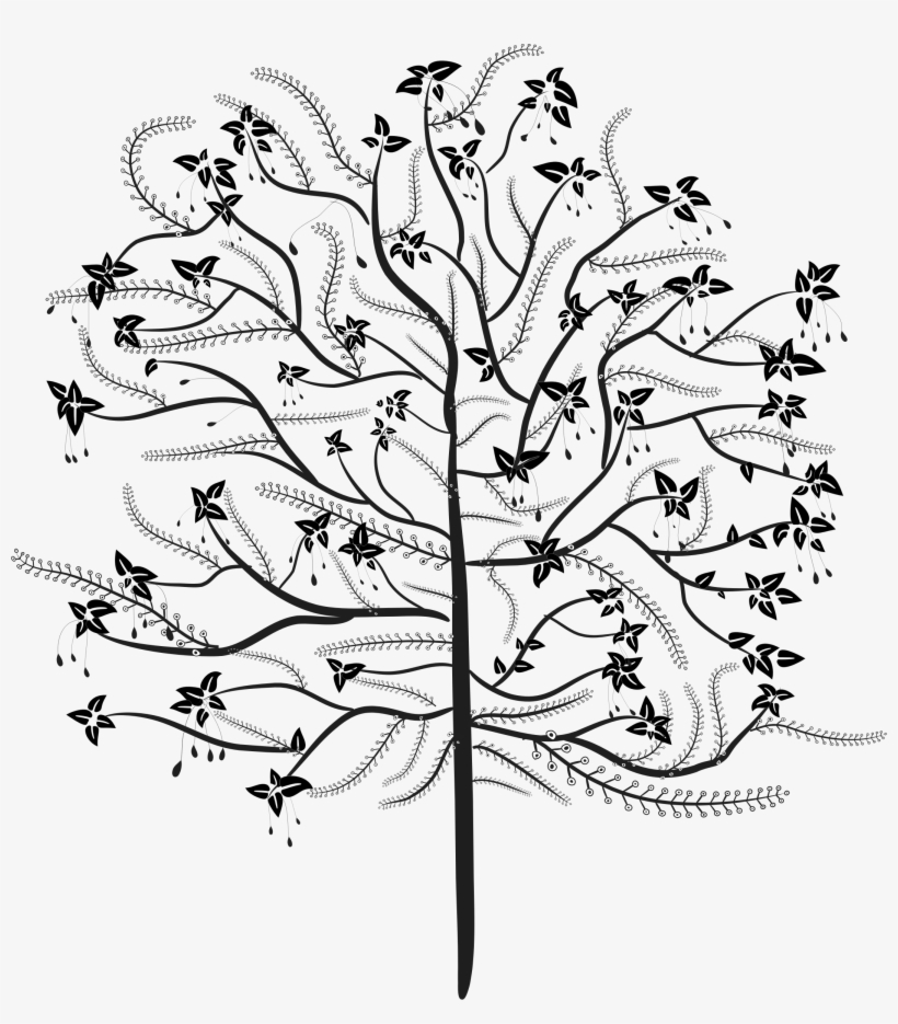 Stylized Tree Drawing At Getdrawings - Clip Art, transparent png download