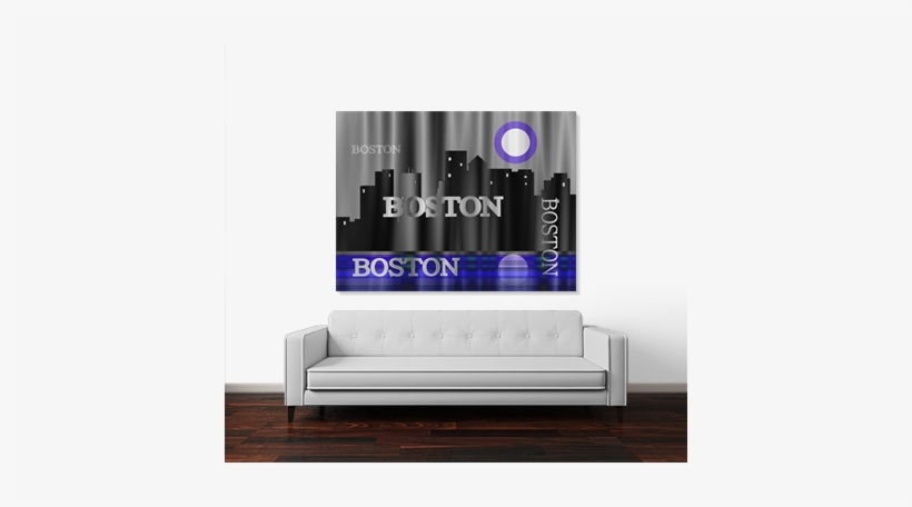 #boston #art #cityscapeart On Artpal Http - Stickalz Llc Yoga Inspirational Quote Sticker Vinyl, transparent png download