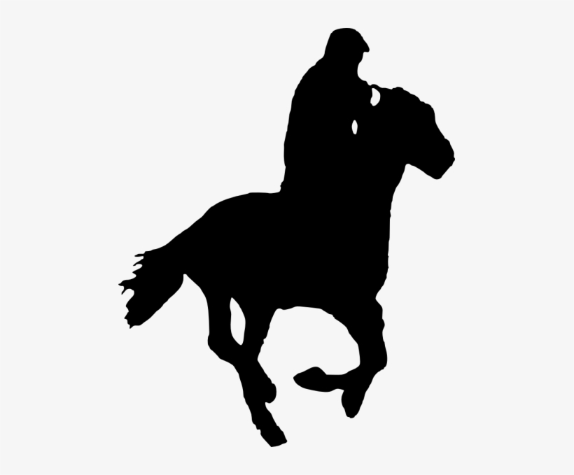Free Png Horse Riding Silhouette Png Images Transparent - Cowgirl Riding Horse Silhouette, transparent png download