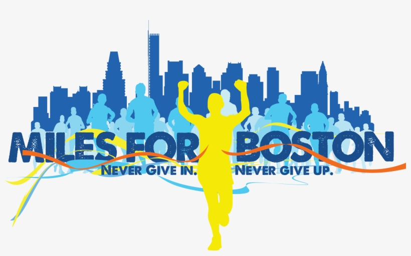 Shirt Design - We All Run Boston, transparent png download