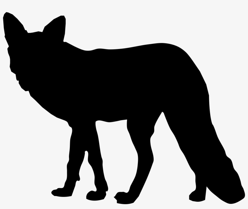 Fox Silhouette Png, transparent png download