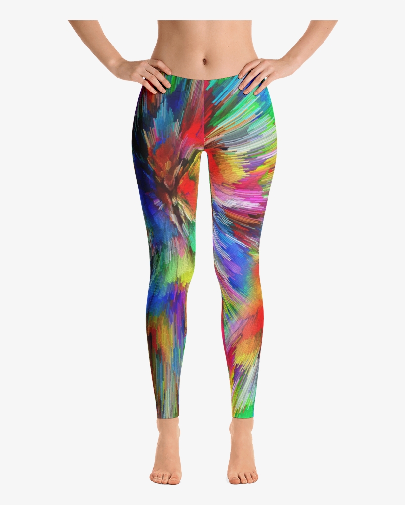 Image Of Color Explosion Leggings - Baltimore Ravens Leggings - Frauen Nfl Fan Gear Baltimore, transparent png download