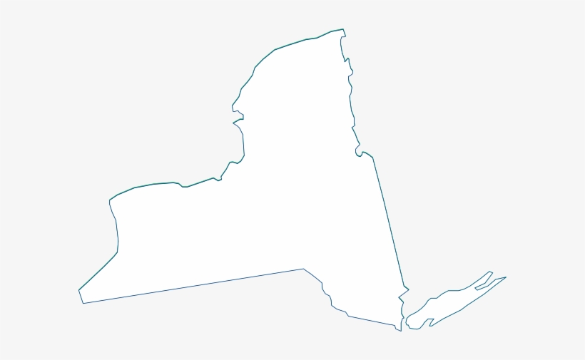 New York State Clip Art - New York White Png, transparent png download
