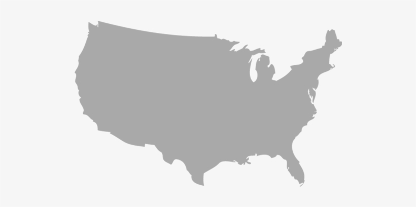 North America / United States - Map, transparent png download