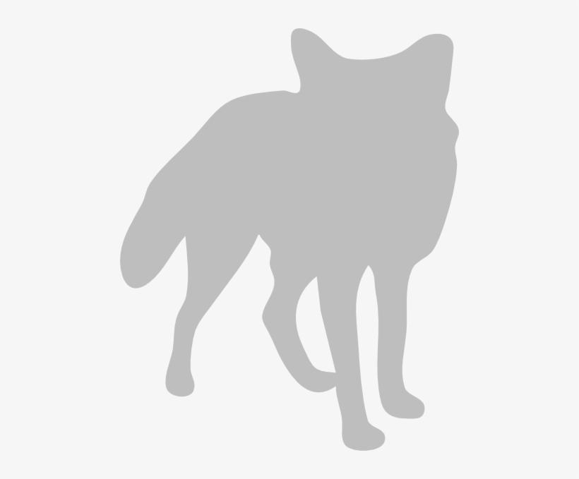 Fox Clipart Silver Fox - Fennec Fox Silhouette Clipart, transparent png download