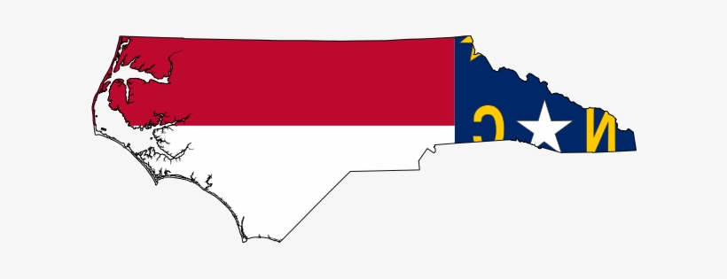 North Carolina Flag North Carolina Flag Map North Carolina - North Carolina, transparent png download
