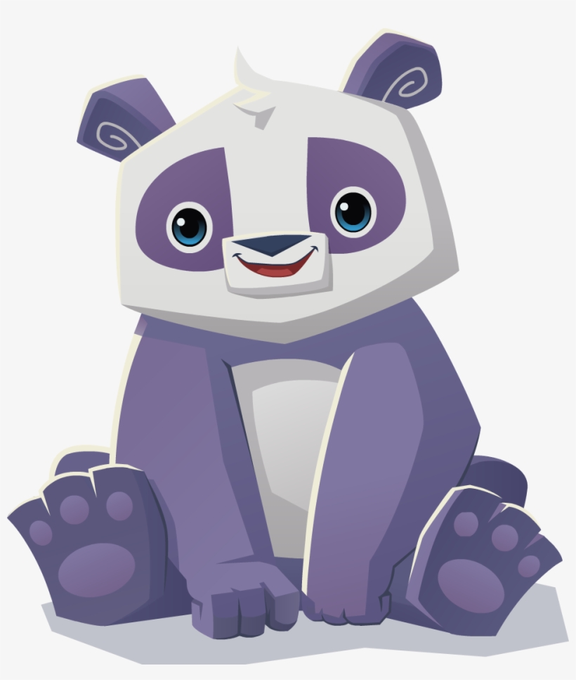 Panda Sitting - Animal Jam Panda Png, transparent png download