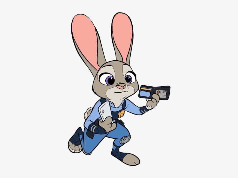 Judy Hopps Zootopia Clipart - Zootopia Judy Hopps Clipart, transparent png download