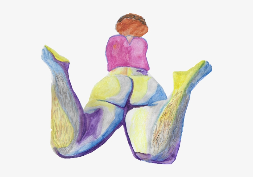 Watercolor - Sitting, transparent png download