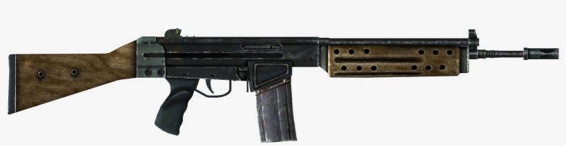 Rifle Wallpaper Hd - Fo3 Assault Rifle, transparent png download