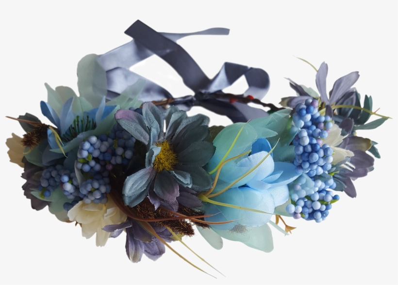 Fabia Blue Flower Crown £14 - Wedding, transparent png download