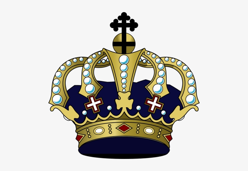 Watercolour - Prince Crown Blue Png, transparent png download