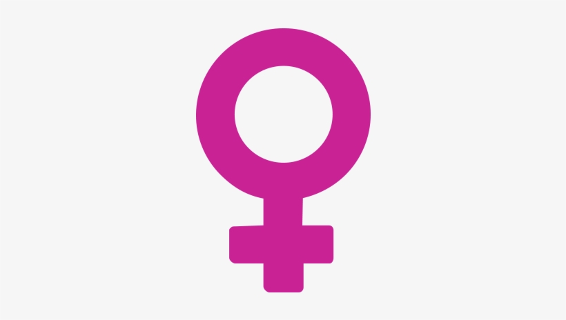 Woman Sign Vector And Png Free Download - Circle, transparent png download