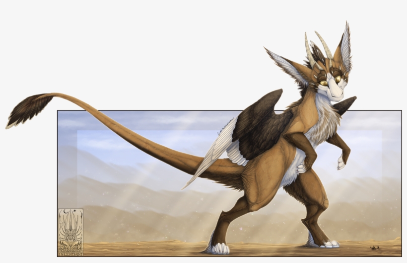 Comish Way Out In The Desert By Twilightsaint-d8yw2rt - Tumbleweed The Angel Dragon, transparent png download